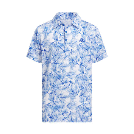 ADIDAS Scripted Boy's Polo (Blue)