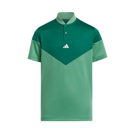 ADIDAS HEAT.RDY Sport Collar Boy's Polo (Green)