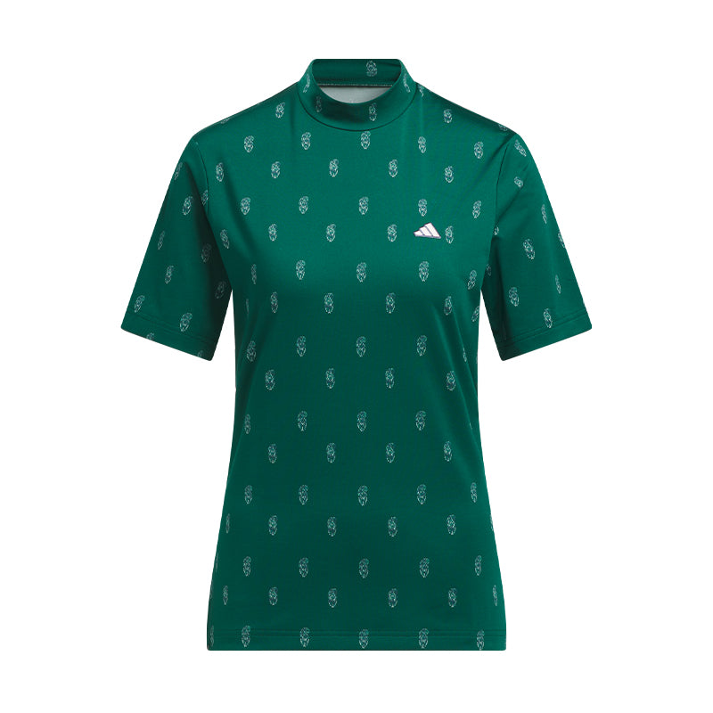 ADIDAS Go-To Paisly Women?s Mock Shirt (Green)