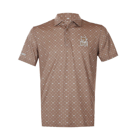 WAAC GG Flying Waacky Dot Men?s Polo (Light Brown)