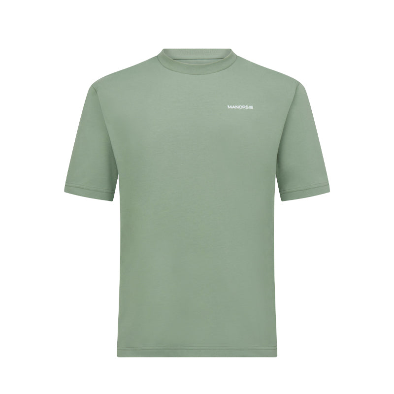 MANORS Logo Men?s T-Shirt (Green)