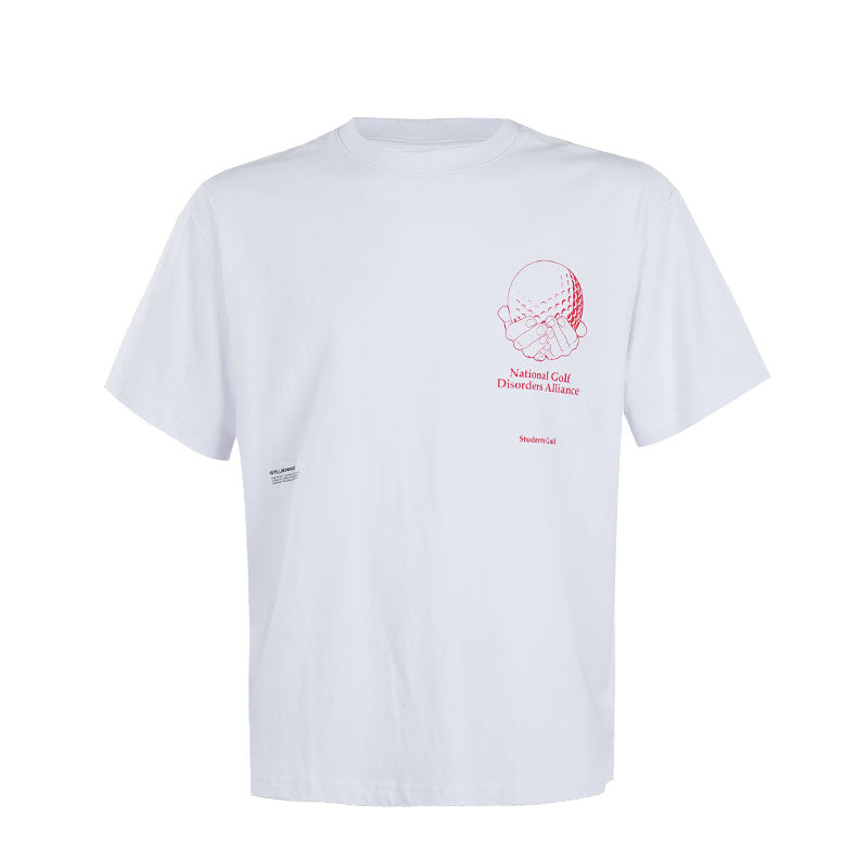 STUDENTSGOLF Nat Golf Disorder Aliance Men's T-Shirt (White)