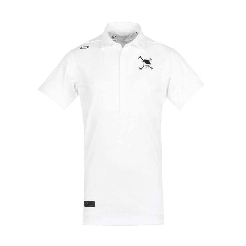 OAKLEY Japan Skull Sleek Stripe Men's Polo (White)