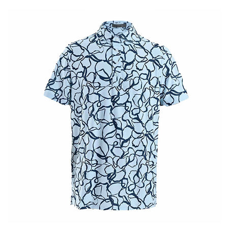 GFORE Sketch Floral Men's Pique Polo (Daybreak)