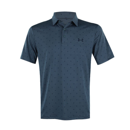 UNDER ARMOUR Playoff 3.0 Stripe Men's Polo (Downpour Grey)