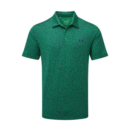UNDER ARMOUR Playoff 3.0 Stripe Men's Polo (Green/Navy)