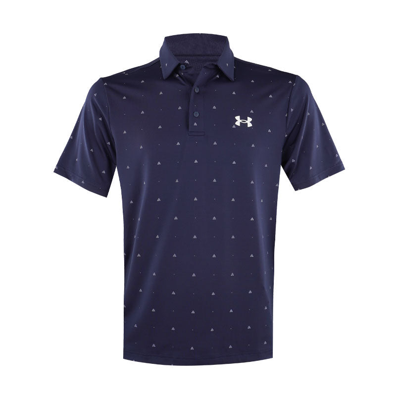 UNDER ARMOUR Playoff 3.0 Stripe Men's Polo (Midnight Navy)