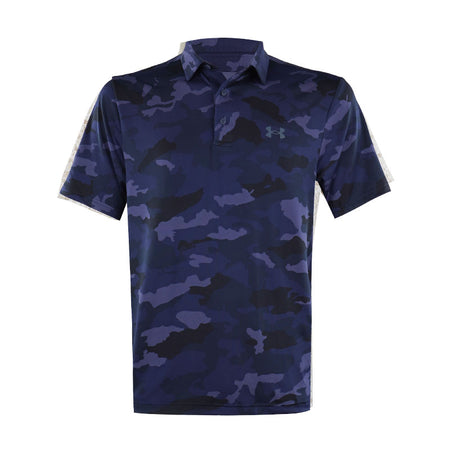 UNDER ARMOUR Playoff 3.0 Men's Printed Polo (Navy/Grey)