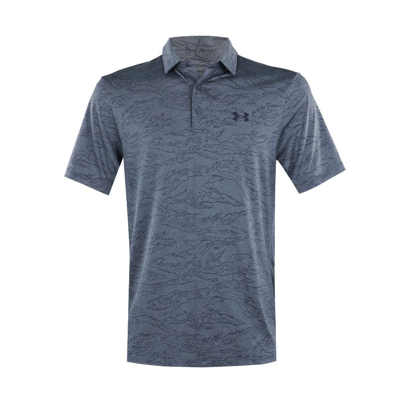 UNDER ARMOUR Playoff Jacquard Men's Polo (Downpour Grey)
