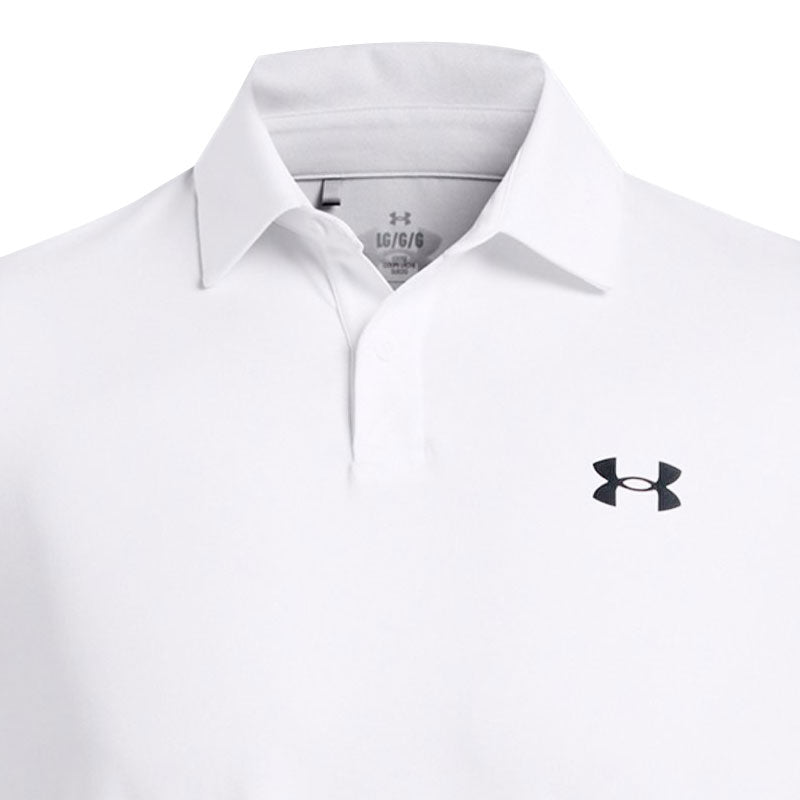 UNDER ARMOUR T2G (2025) Men's Pique Polo (White)