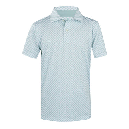 PUMA MATTR Micro Florals Boy's Polo (Mint)