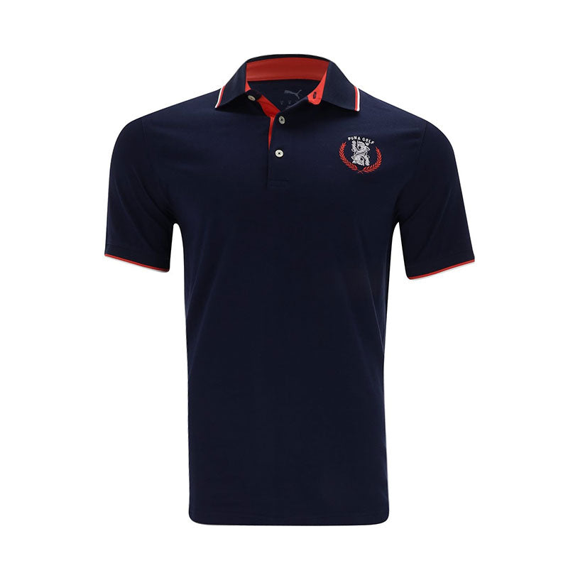 PUMA Modalon Queen City Men's Polo (Deep Navy/White)