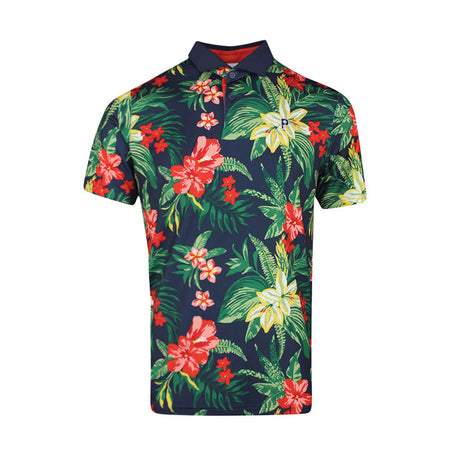 PUMA x PTC Floral Men's Polo (Deep Navy)