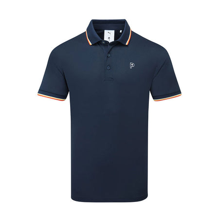 PUMA x PTC Tipped Men's Polo (Deep Navy)