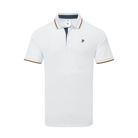 PUMA x PTC Tipped Men's Polo (White Glow)