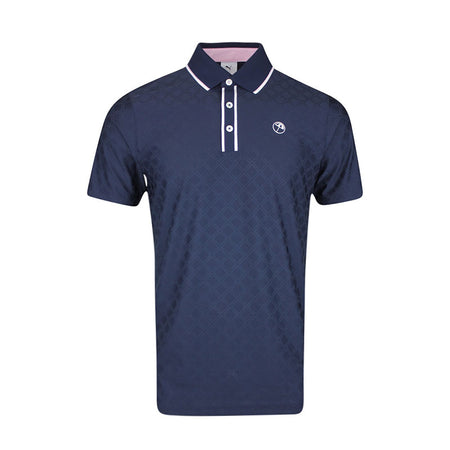 PUMA x Arnold Palmer Tipped Jaquard Men's Polo (Deep Navy)