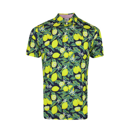 PUMA x Arnold Palmer Lemon Branch Men's Polo (Deep Navy)