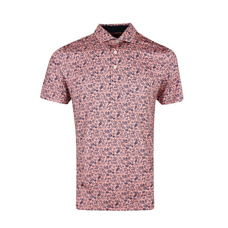 PUMA MATTR Peach Stand Men's Polo (Pink Fruit)