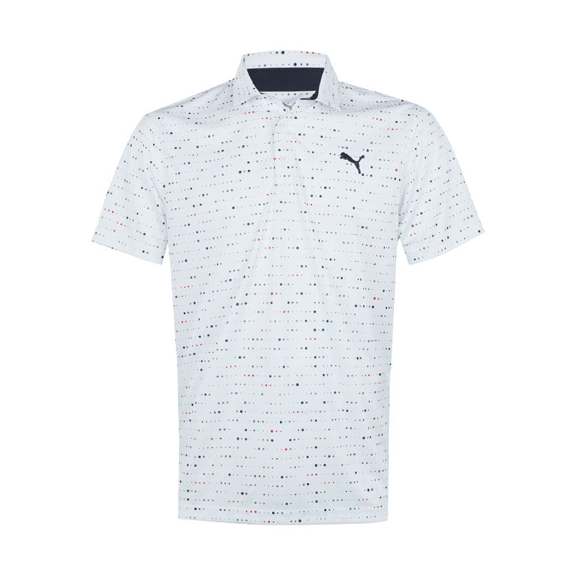 PUMA Keys Men's Polo (White/Deep Navy)