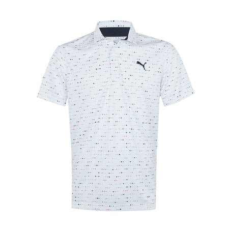 PUMA Keys Men's Polo (White/Deep Navy)