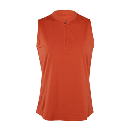 PUMA Aerlon Women's Mock Sleeveless Polo (Red Fire)