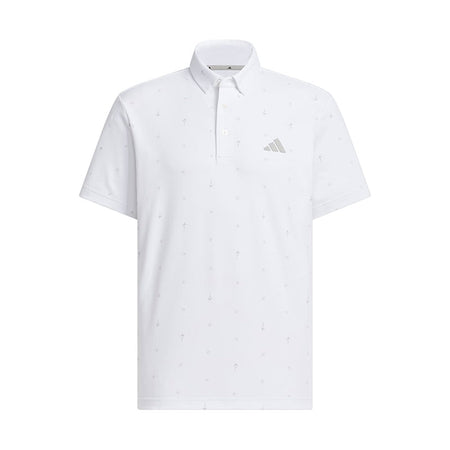 ADIDAS Playgreen Manogram Men's Polo (White)