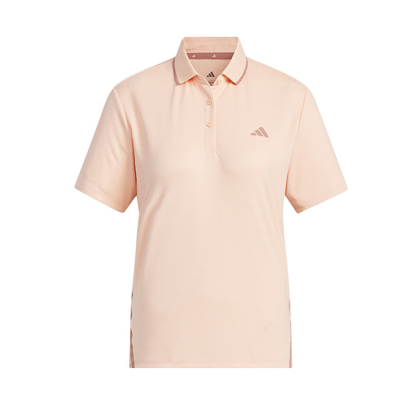 ADIDAS AEROREADY 3-Stripes Women's Polo (Coral)