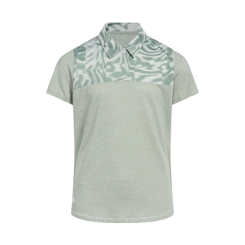 ADIDAS Ottoman Printed Girl's Polo (Silver)