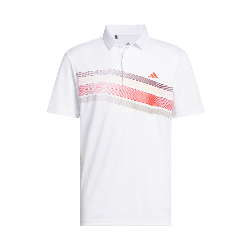 ADIDAS Core Chest Stripe Men's Polo (White)