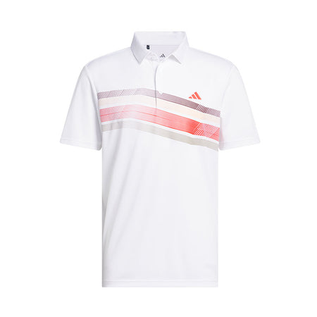 ADIDAS Core Chest Stripe Men's Polo (White)