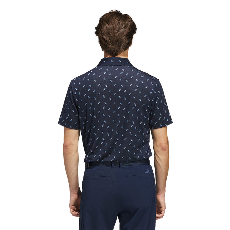 ADIDAS Ultimate365 Printed Mesh Men's Polo (Navy)