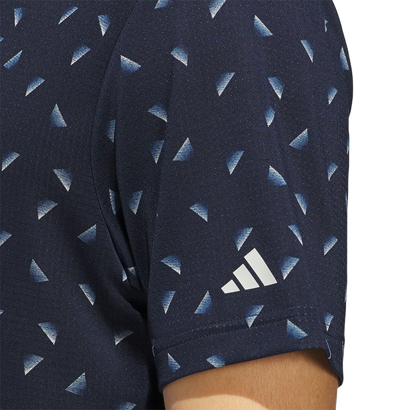 ADIDAS Ultimate365 Printed Mesh Men's Polo (Navy)