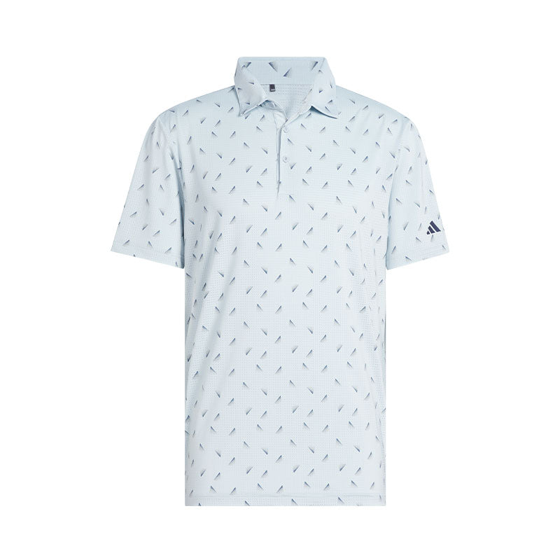 ADIDAS Ultimate365 Printed Mesh Men's Polo (Blue)