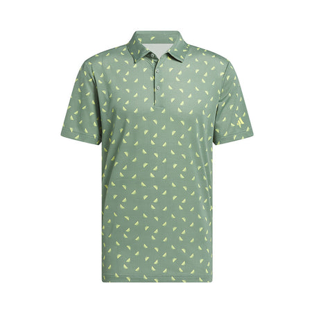 ADIDAS Ultimate365 Printed Mesh Men's Polo (Silver)