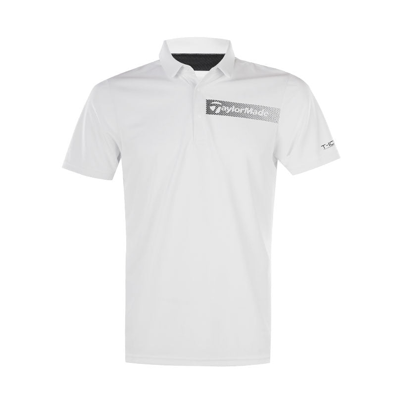 TAYLORMADE M T-ICE Gradation Men's Polo (White)