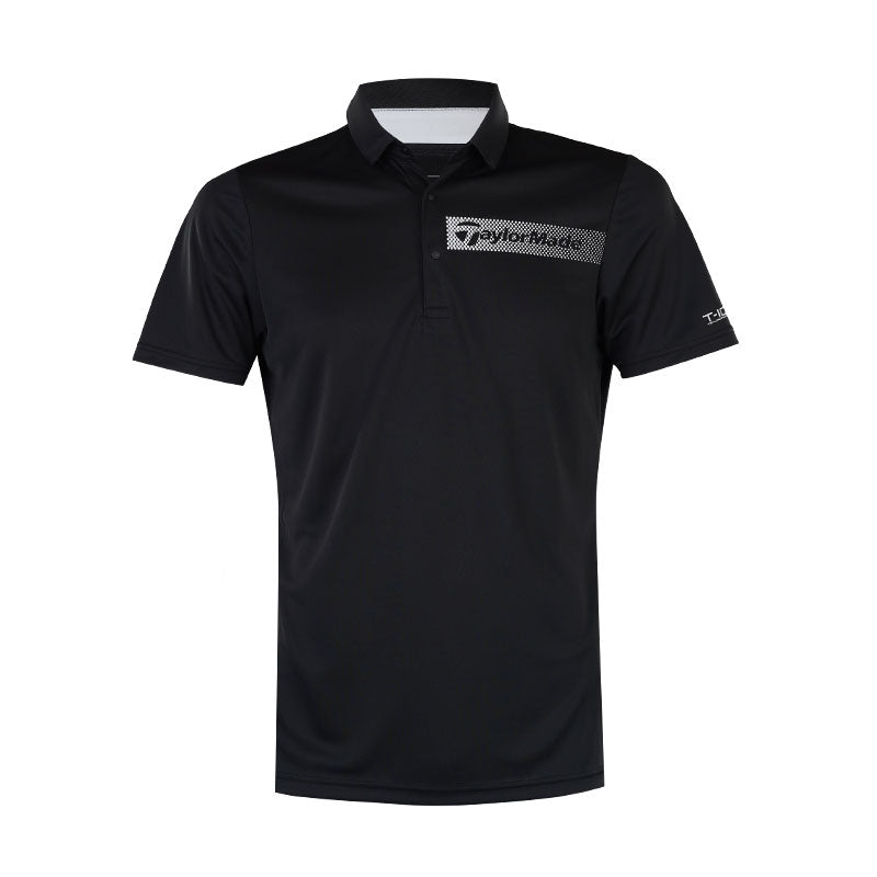 TAYLORMADE M T-ICE Gradation Men's Polo (Black)