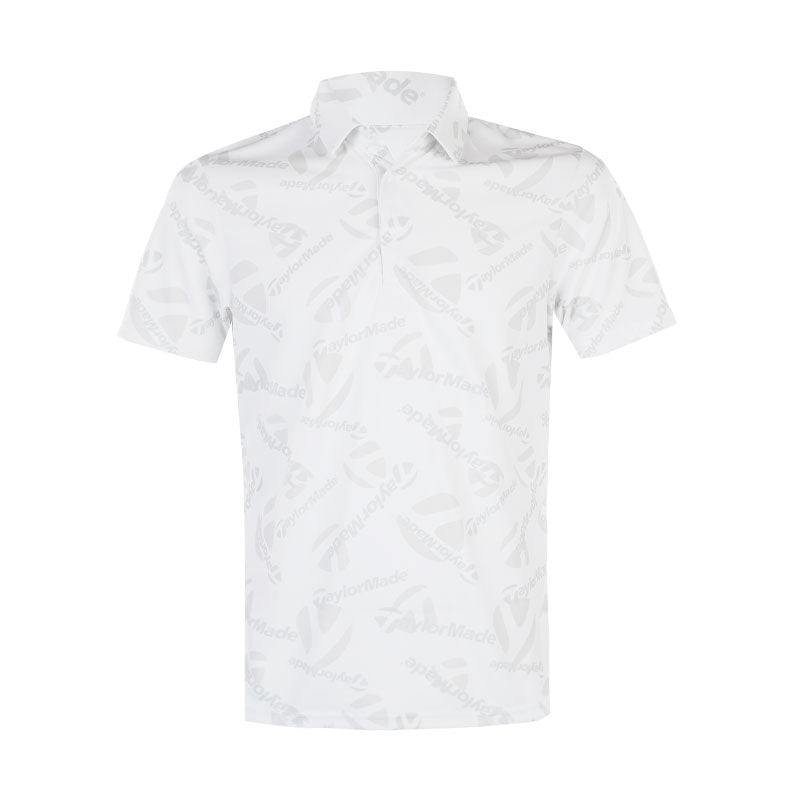 TAYLORMADE M Logo Graphic Men's Polo (White)