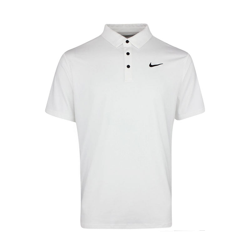NIKE Tour Dri FIT Men's Solid Polo (White)