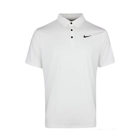 NIKE Tour Dri FIT Men's Solid Polo (White)