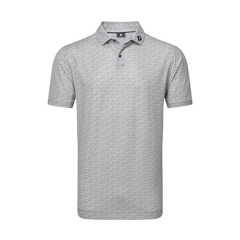 FOOTJOY Bounce Lisle Men's Polo (Grey)