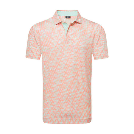 FOOTJOY Citrus Lisle Men's Polo (Orange)