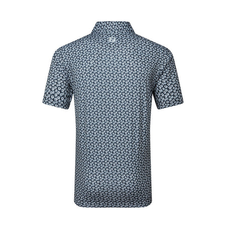 FOOTJOY Floral Sketch Lisle Men's Polo (Navy)