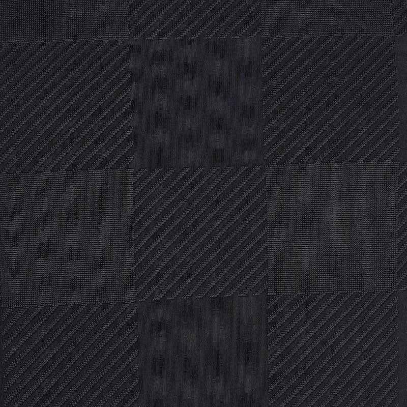 FOOTJOY Checkered Jacquard Men's Mock Shirt (Black)