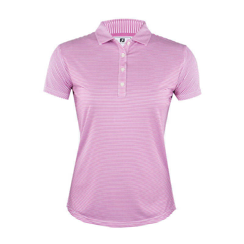 FOOTJOY Stripe Women's Polo (Purple)