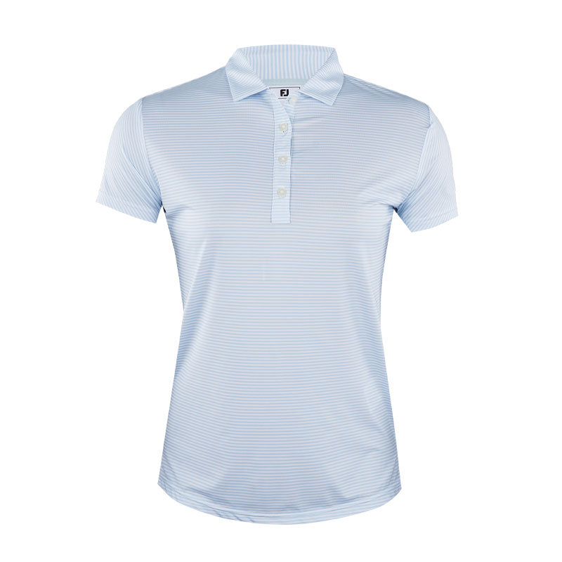 FOOTJOY Stripe Women's Polo (Blue)