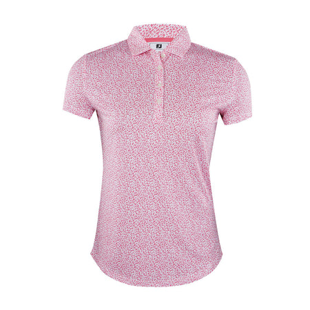 FOOTJOY Print Women's Polo (Pink)