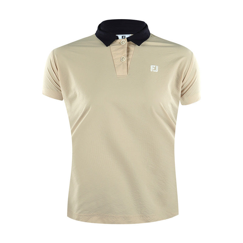 FOOTJOY Japan Seersucker Women's Polo (Brown)