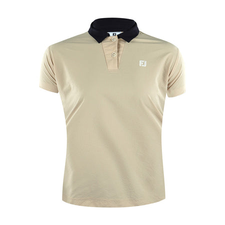FOOTJOY Japan Seersucker Women's Polo (Brown)