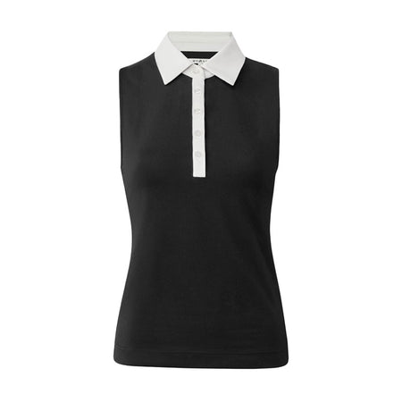 MALBON GOLF Claudia Women's Polo (Black)