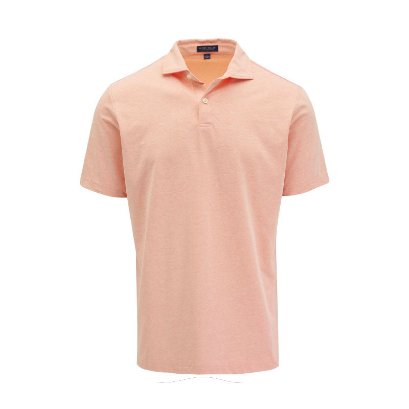 PETER MILLAR Albatross Cotton-Blend Men's Performance Polo (Orange)